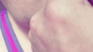 Femboy gets sloppy with snot spit and gagging! Delicious! - 7 image