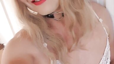 The Little Sissy in one piece white lingerie - 3 image