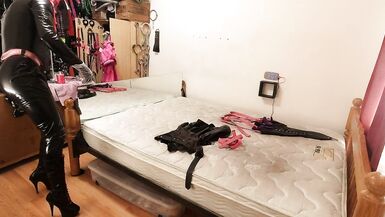 Catsuit-Bodysuit Armbinder Hogtie Self Bondage - 4 image