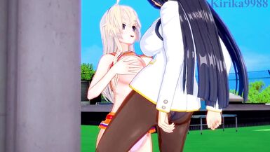 Ellen Kohagura and Ikaruga have intense futanari sex - Katana Maidens & Senran Kagura Hentai - 5 image