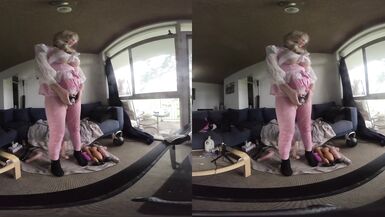 VR sissy training part 1 (close up cock dripping all over you) - 2 image