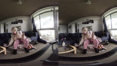 VR sissy training part 1 (close up cock dripping all over you) - 3 image