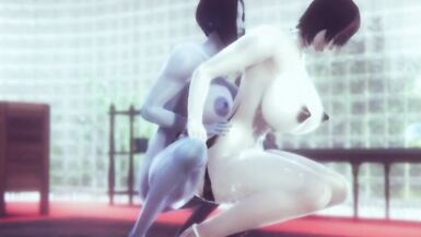 futa cortana fucks grey skin girl. - 10 image