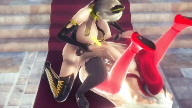 futa nun exorcise 2 demons with her holy cock - 10 image