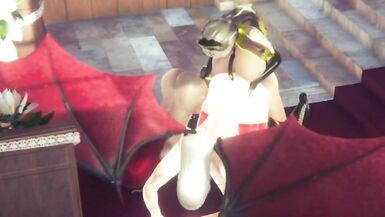 futa nun exorcise 2 demons with her holy cock - 11 image