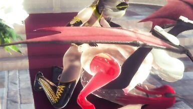 futa nun exorcise 2 demons with her holy cock - 14 image