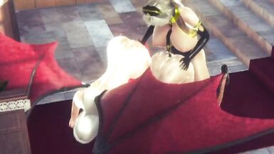 futa nun exorcise 2 demons with her holy cock - 15 image