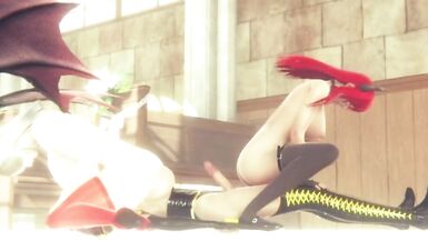 futa nun exorcise 2 demons with her holy cock - 4 image