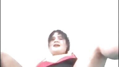 Peruvian transvestite slut breaking her ass with extreme handmade anal dildo, extreme anal dilation - 12 image