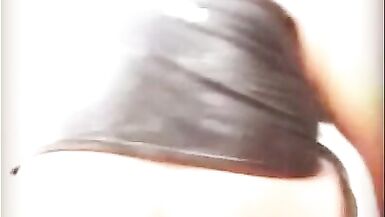 Peruvian transvestite slut breaking her ass with extreme handmade anal dildo, extreme anal dilation - 4 image