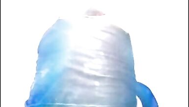 Peruvian transvestite slut breaking her ass with extreme handmade anal dildo, extreme anal dilation - 6 image