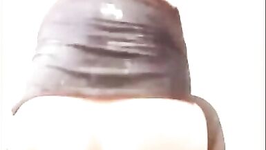 Peruvian transvestite slut breaking her ass with extreme handmade anal dildo, extreme anal dilation - 8 image