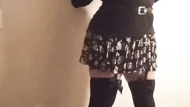 Dawn Does Her Best Buttplug Boob Bounces