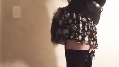 Dawn Does Her Best Buttplug Boob Bounces - 3 image