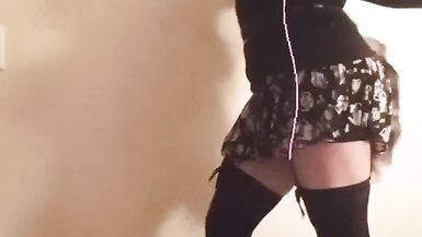 Dawn Does Her Best Buttplug Boob Bounces - 7 image