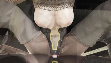 futa Commander x two Operators blonde with pig tails - 15 image