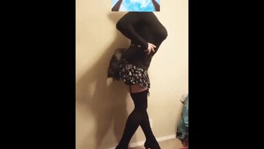 Dawn Does Her Best Titty Butt Plug Bouncing - 1 image