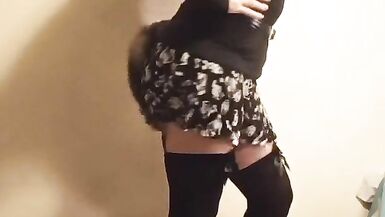 Dawn Does Her Best Titty Butt Plug Bouncing - 14 image