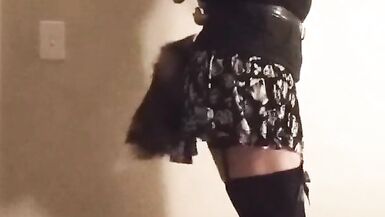 Dawn Does Her Best Titty Butt Plug Bouncing - 3 image