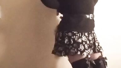 Dawn Does Her Best Titty Butt Plug Bouncing - 4 image