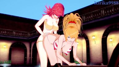 Excellen Browning and Festenia Muse have intense futanari sex - Super Robot Wars IMPACT & J Hentai - 5 image