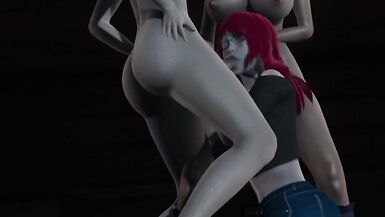 Ino Futa & Sakura futa Double Blowjob to perfect taker - 7 image