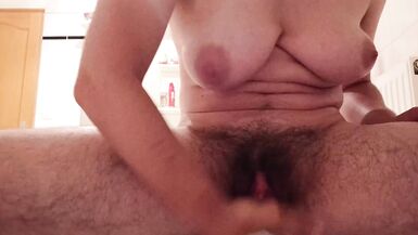 I play with my wet big clit - 13 image