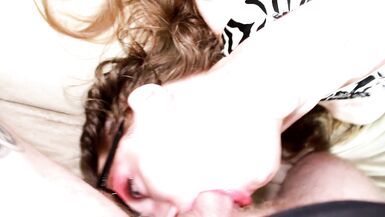 Maledom Hard DeepThroath Tranny Slut Ekaterina Krieg Gonzo Eva Latex & Big Dick Fuck Mouth Shemale - 12 image