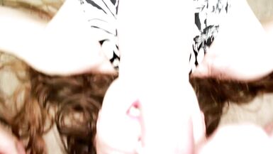 Maledom Hard DeepThroath Tranny Slut Ekaterina Krieg Gonzo Eva Latex & Big Dick Fuck Mouth Shemale - 5 image