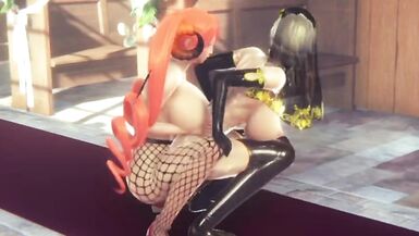 twintails futa demon fucks nun - 10 image