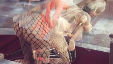 twintails futa demon fucks nun - 7 image