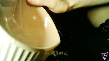 PoV Self Suck Jerking Off Cumshot & Cum Eating - 14 image