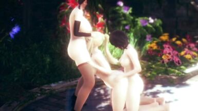 futa yun yun and megumin fuck darkness - 7 image