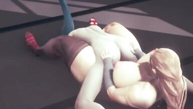 futa muscle elf fucks snow woman