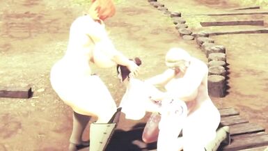 two futa vikings fuck barry