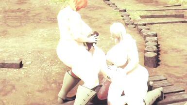 two futa vikings fuck barry - 9 image