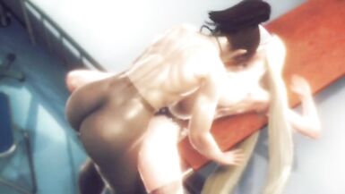 futa muscle nurse fucks doctor in hospital room - 13 image