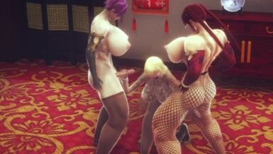 2 chinese restaurant waitress serve their client - 1 image