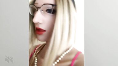 Sparky Pink Meets Shiny Black | Miss Eva Mae and Mistress Vivian | Female Maskers Silicone Body suit - 3 image