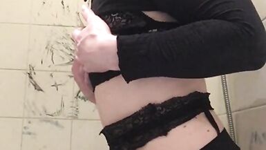 Sissy boi in lingerie having fun - 11 image