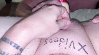 Ftm boy pussy being fucked, squirting, and taking a creampie - 3 image