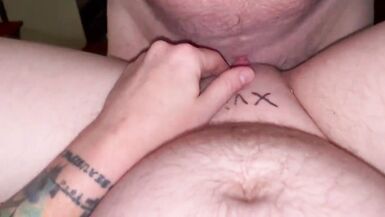 Ftm boy pussy being fucked, squirting, and taking a creampie - 6 image