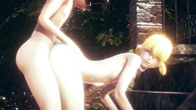 Yaoi Femboy - Fer boobjob and anal by other femboy - 12 image