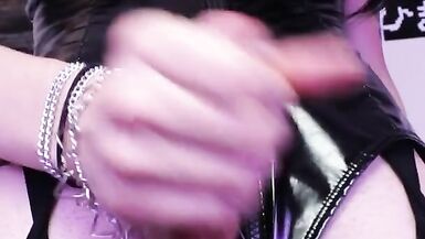 Goth Mistress in Latex Teases you for being obsessed with Big Girl Cock - 3 image