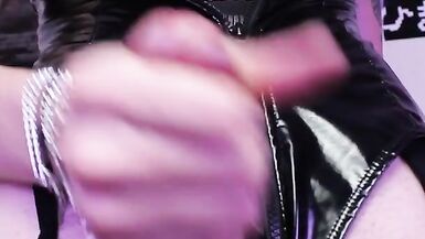 Goth Mistress in Latex Teases you for being obsessed with Big Girl Cock - 7 image