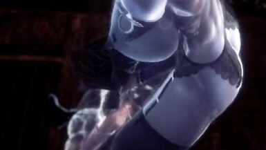 lady dimitrescu fucks lara croft - 15 image