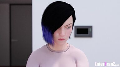 Horny DILF gets his lady boy stepdaughter to take his long dick