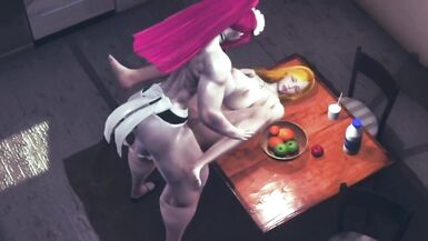 futa muscle maid fucks rangiku - 7 image