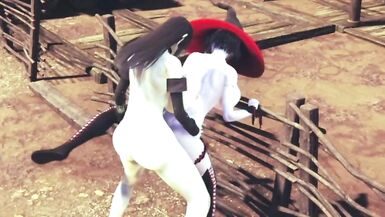 futa vampire fucks witch - 4 image