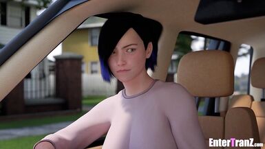 Freaky shemale agrees to let her stepfather fuck her to keep her secret - 3 image